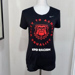 University of Georgia Women's Tee Size Small Nike Dri-Fit End Racism T-shirt